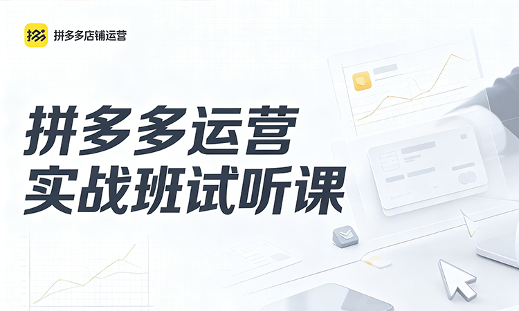 拼多多运营实战班试听课